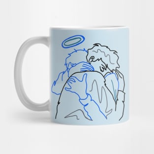 Angel and boy Mug